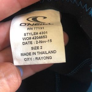 O’Neill wetsuit